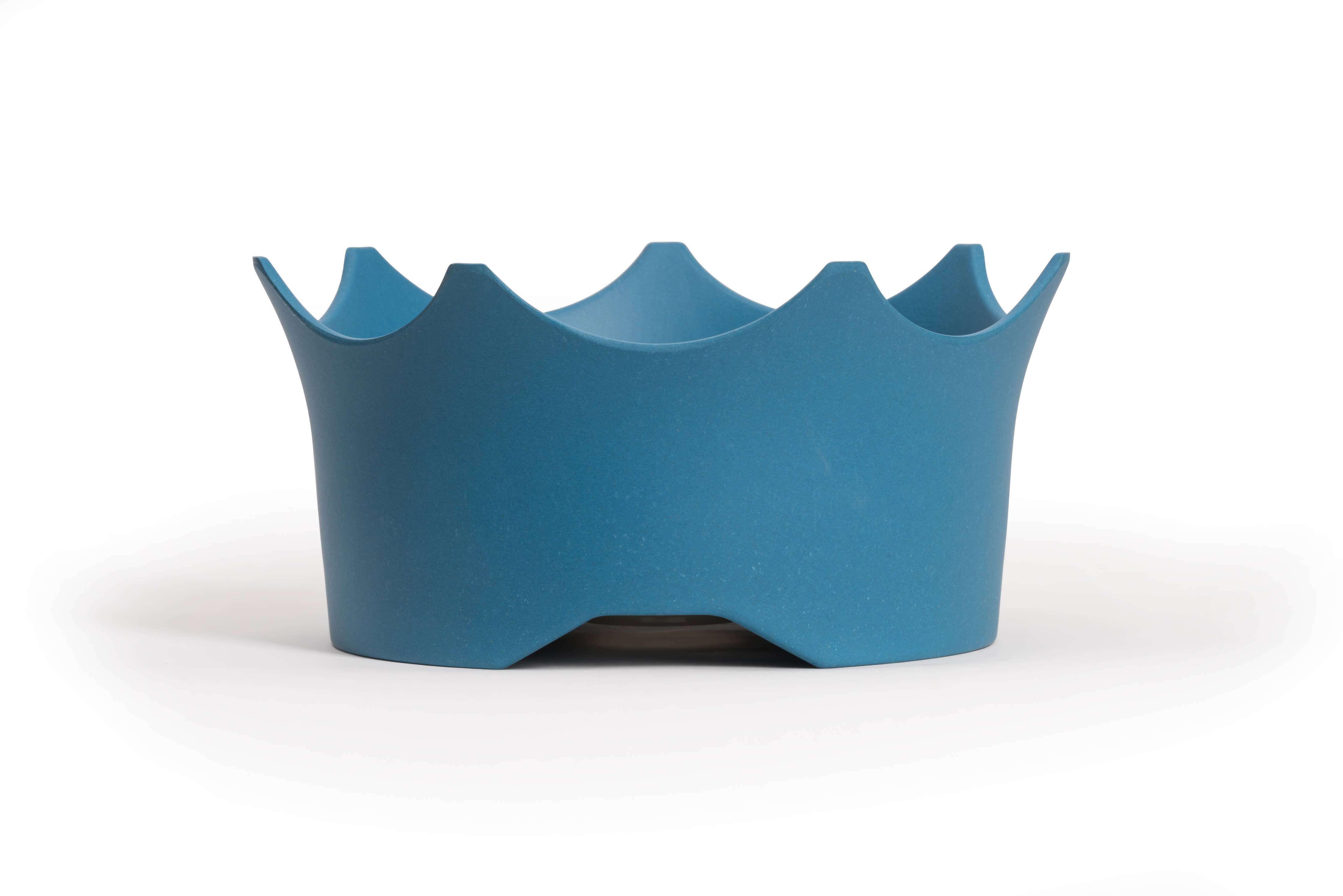 CROWN JUWEL | Crystal Pet Bowl: OCEAN BLUE