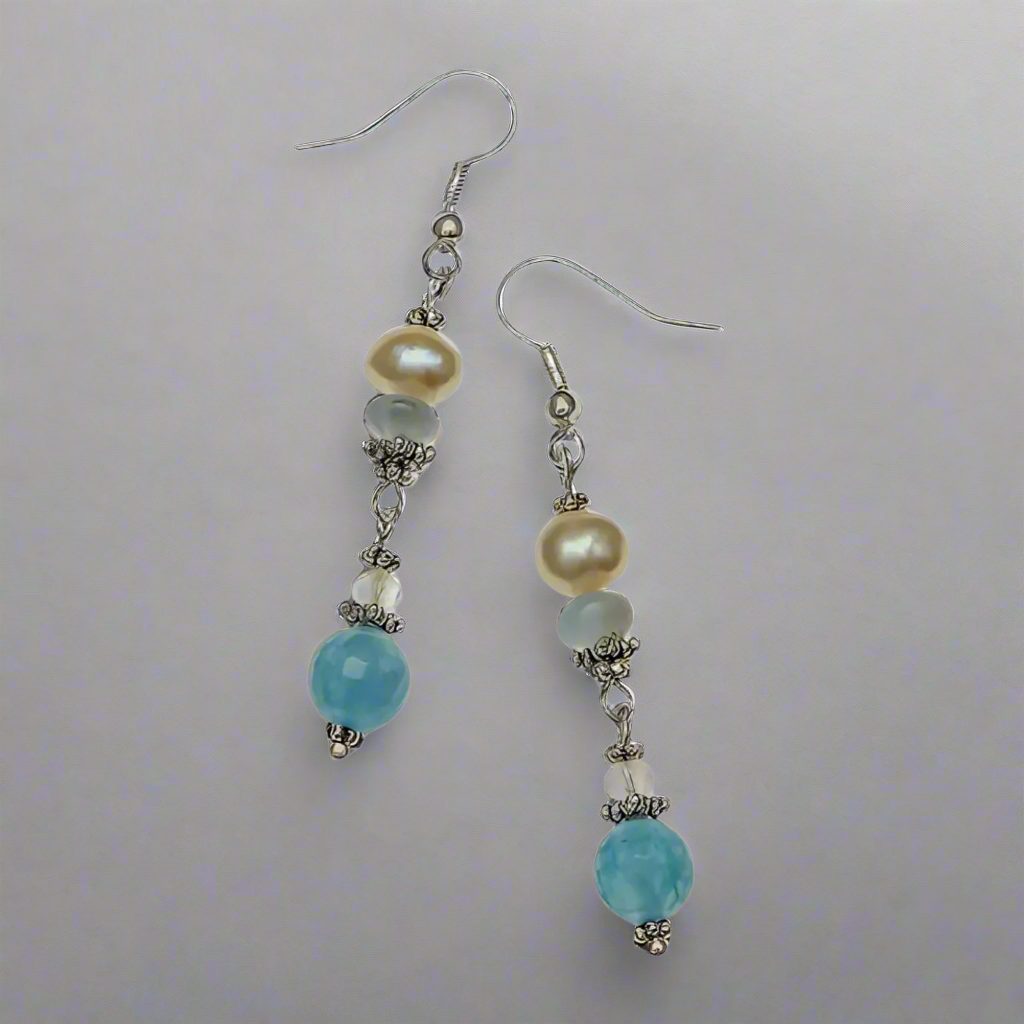 Water Element Gemstone Earrings