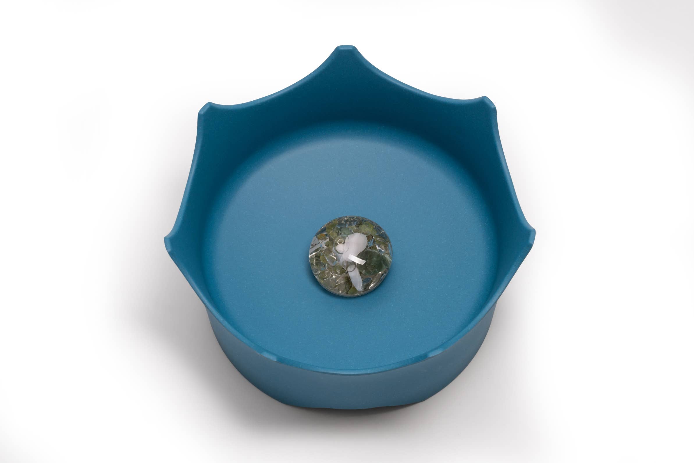 CROWN JUWEL | Crystal Pet Bowl: OCEAN BLUE