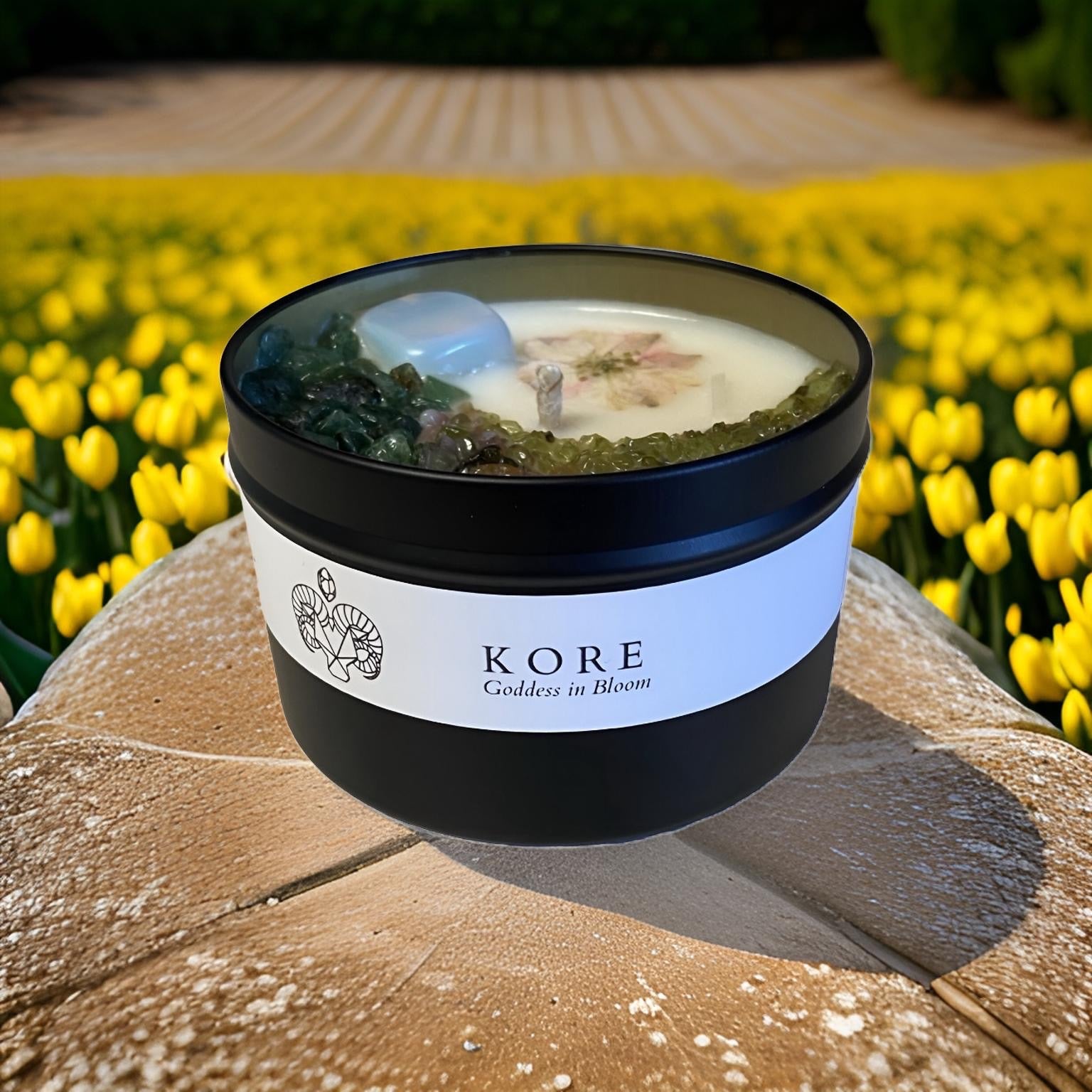 Kore (Goddess in Bloom) Intention Candle