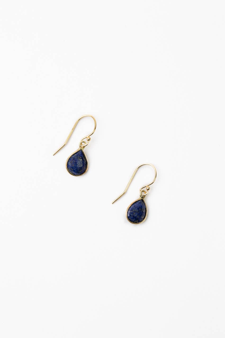 Lapis Simple Earrings