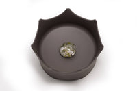 CROWN JUWEL | Crystal Pet Bowl: LAVA GREY