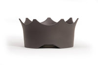 CROWN JUWEL | Crystal Pet Bowl: LAVA GREY