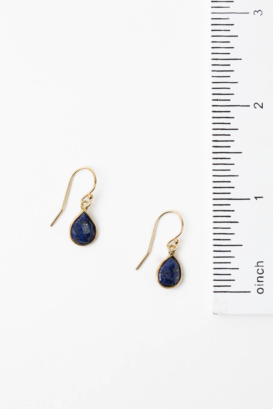 Lapis Simple Earrings