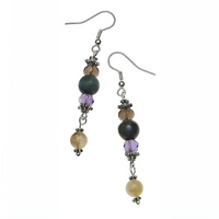 Channeling Gemstone Earrings