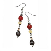 Fire Element Gemstone Earrings