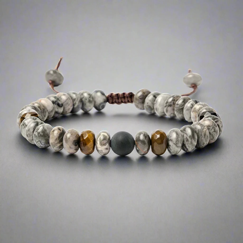 Jasper & Tiger Eye Bracelet