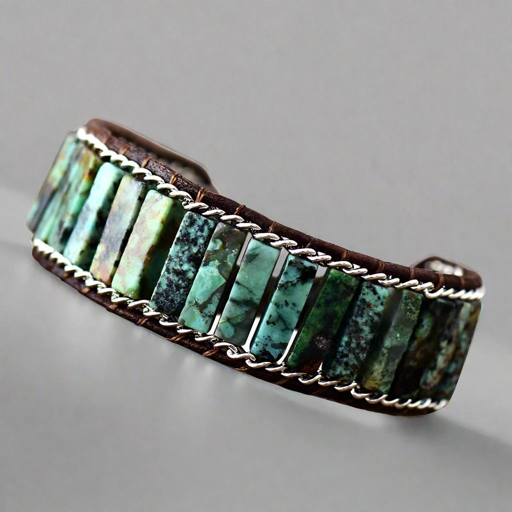 Oceanic Turquoise Cuff Bracelet