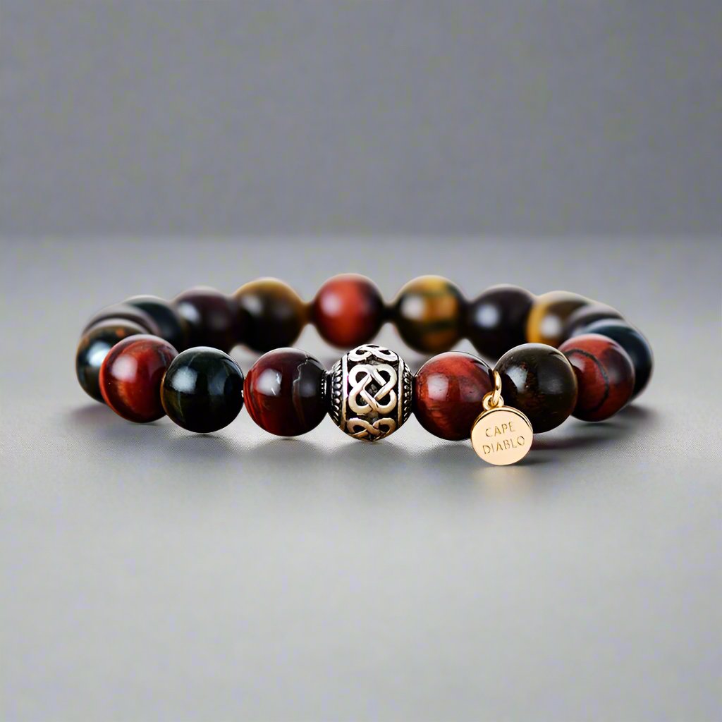 Red Tiger Eye Buddha Bracelet