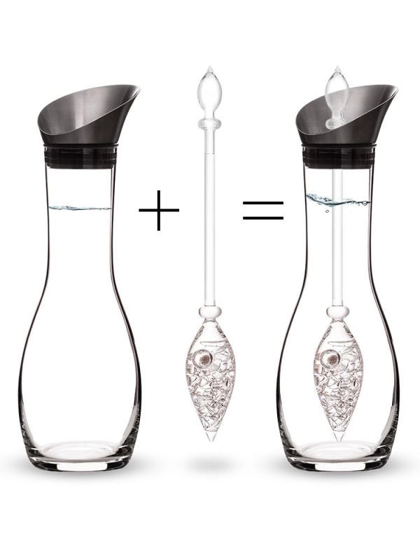 Combination of the era decanter and Diamond gemstone vial in the Decanter era set.