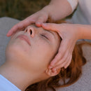 Woman receiving Reiki